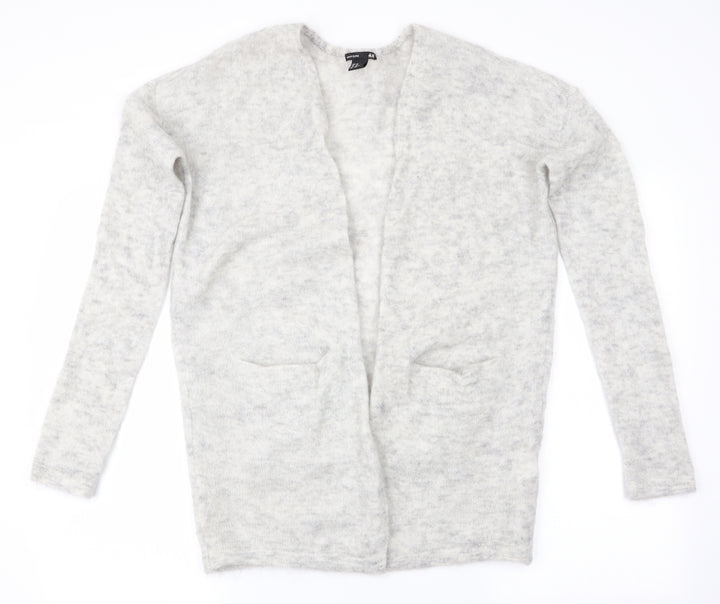 H&M Womens Grey   Cardigan Jumper Size 4  - Longline Cardigan