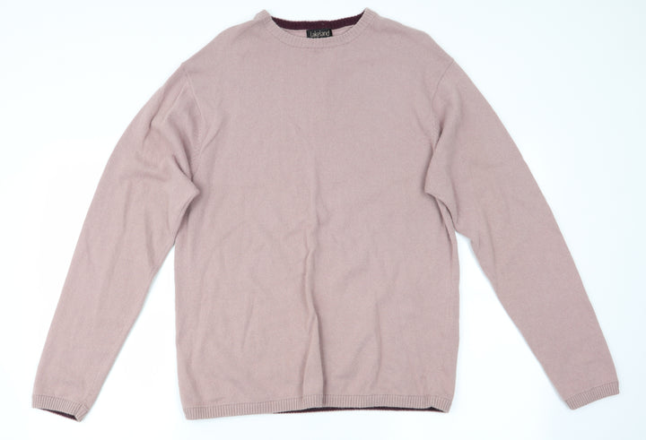 Lakeland Womens Pink Pullover Jumper Size M