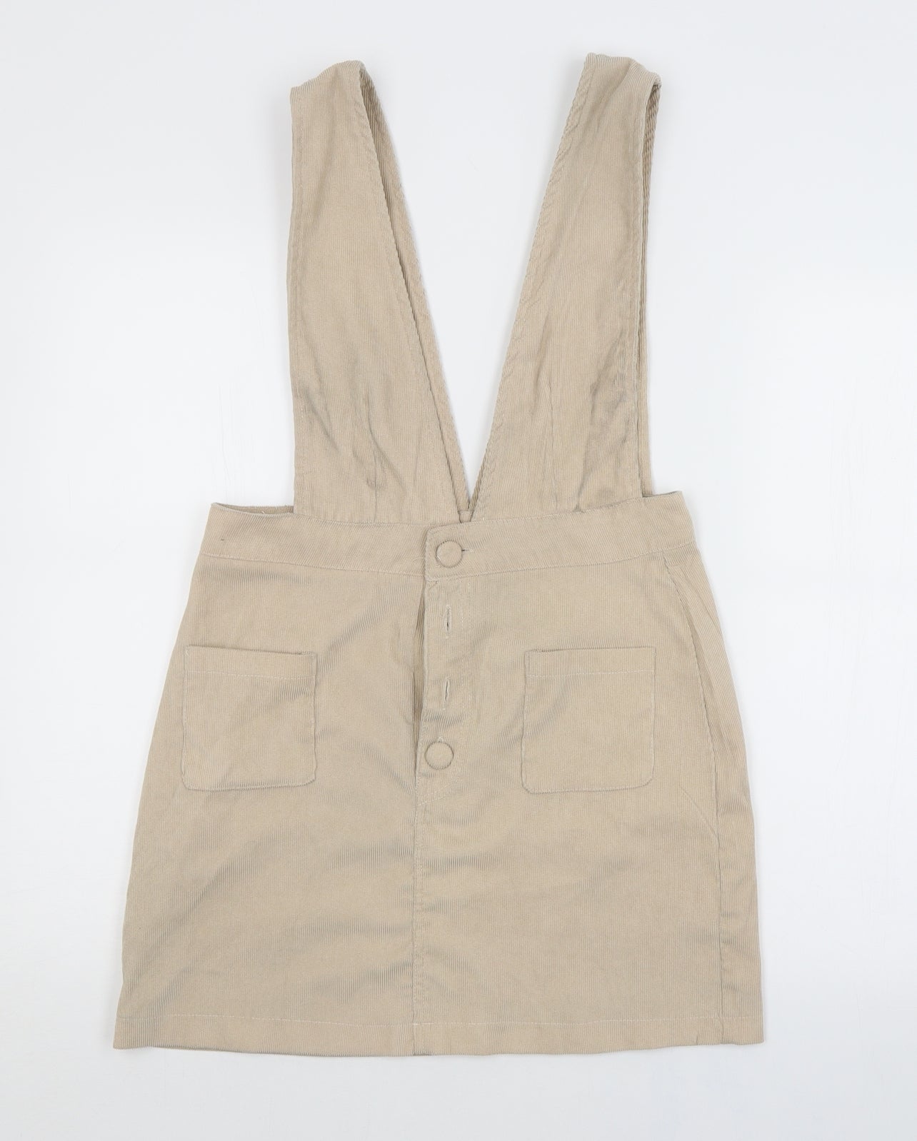 Nasty Gal Womens Beige   Dungaree One-Piece Size 12