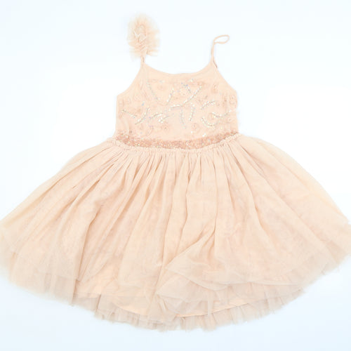 NEXT Girls Pink   A-Line  Size 11 Years