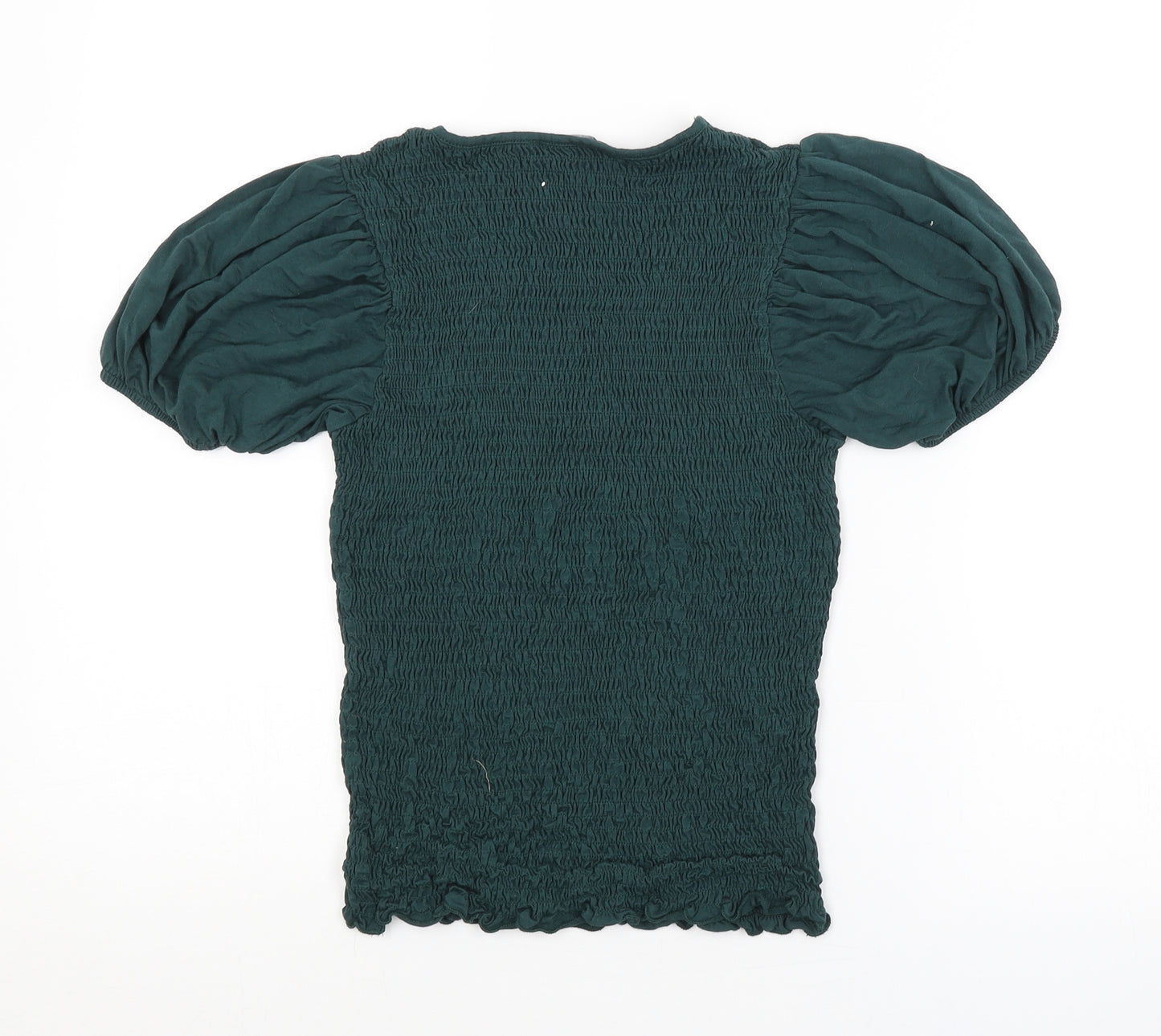 Select Womens Green   Basic Blouse Size M