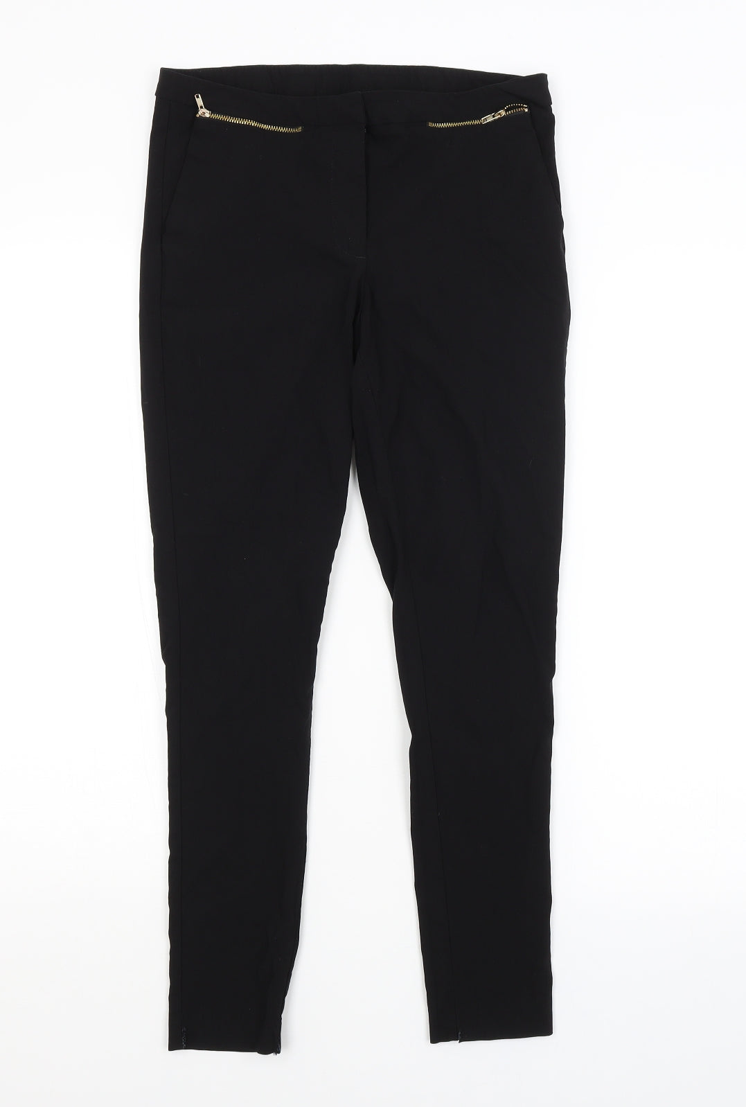 New Look Womens Black   Trousers  Size 12 L26 in