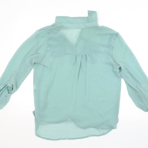 Atmosphere Womens Green   Basic Button-Up Size 12