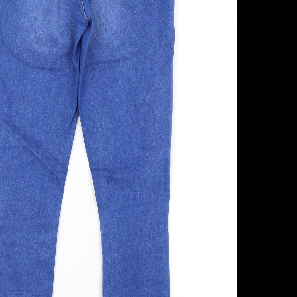 DENIM CO. Womens Blue   Straight Jeans Size 14 L28 in
