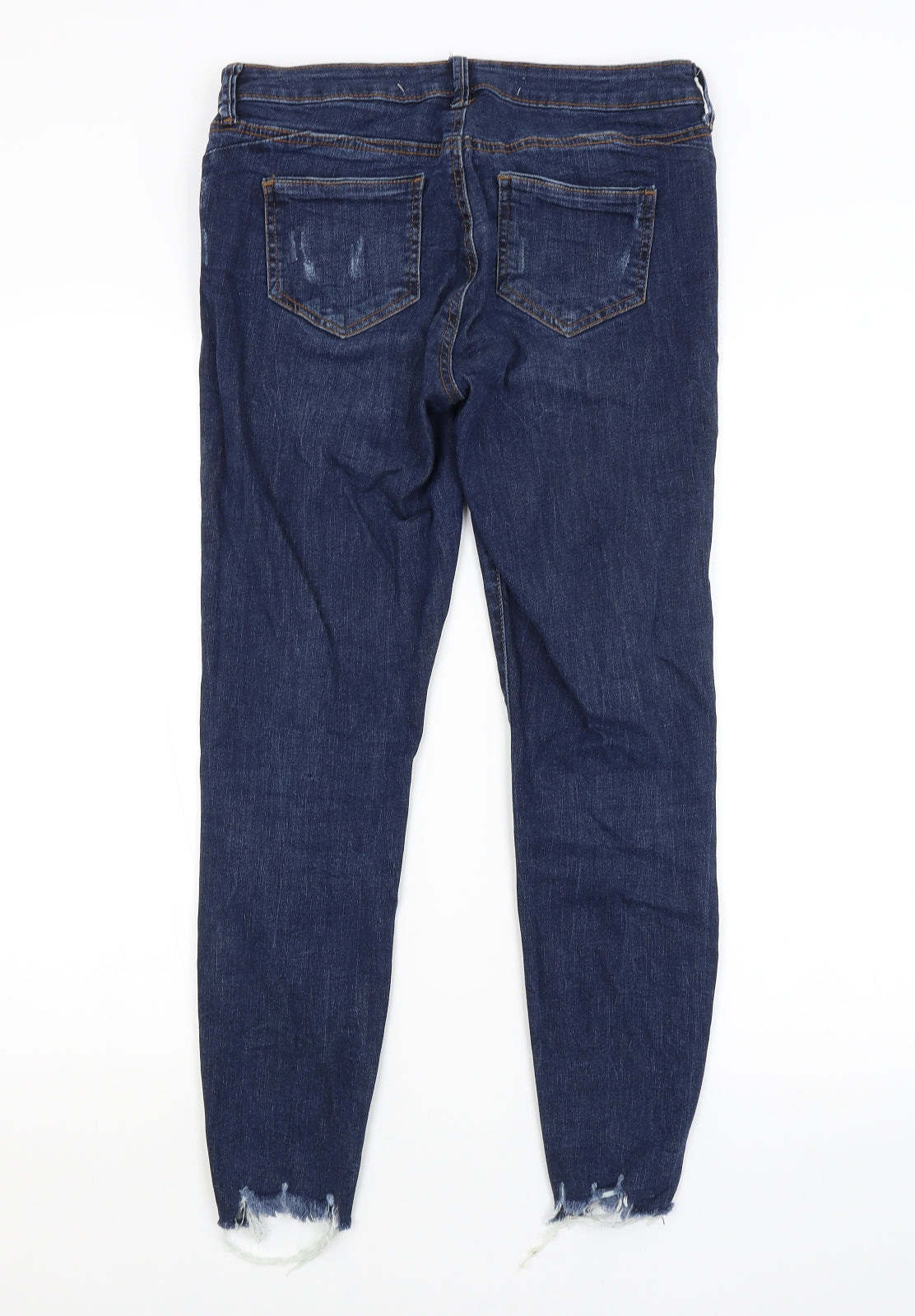 DENIM CO. Womens Blue   Straight Jeans Size 14 L27 in