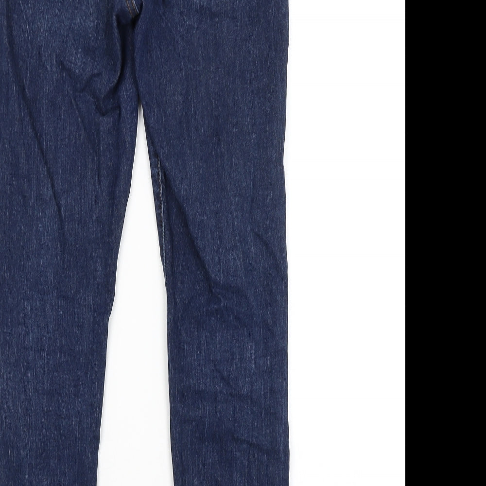 DENIM CO. Womens Blue   Straight Jeans Size 14 L27 in