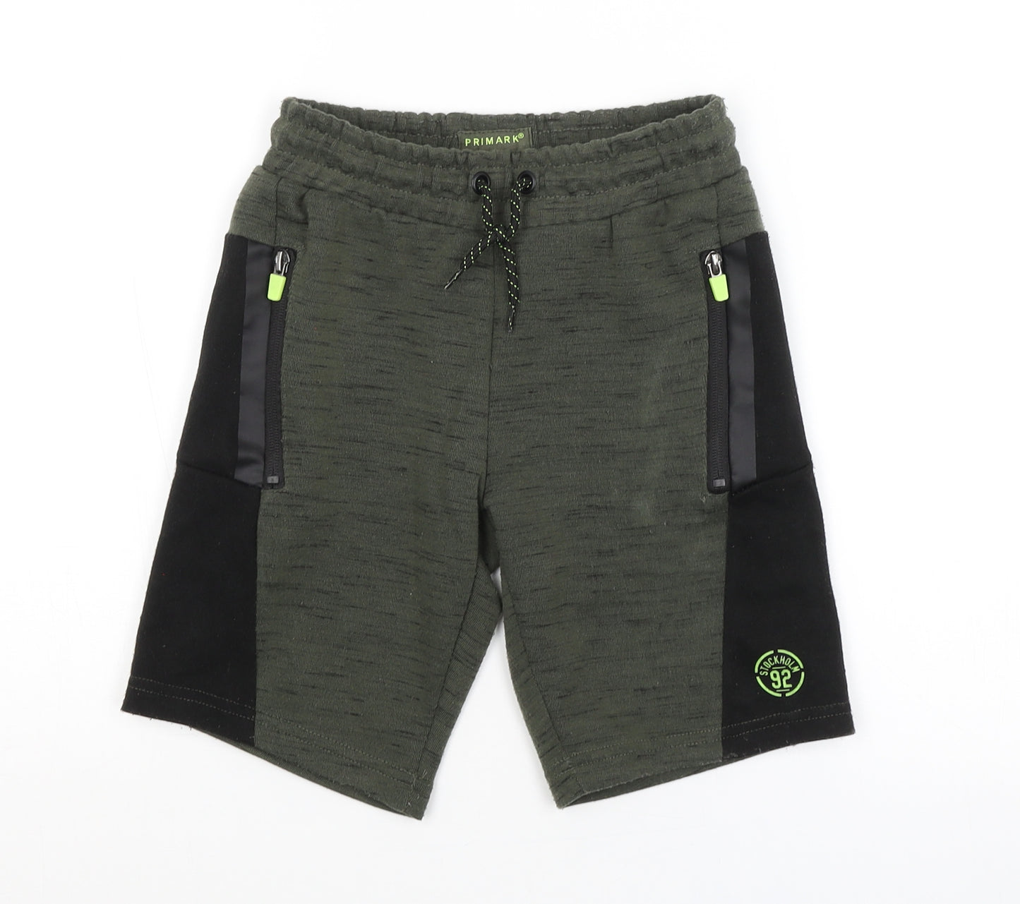 Primark Boys Green   Sweat Shorts Size 8-9 Years