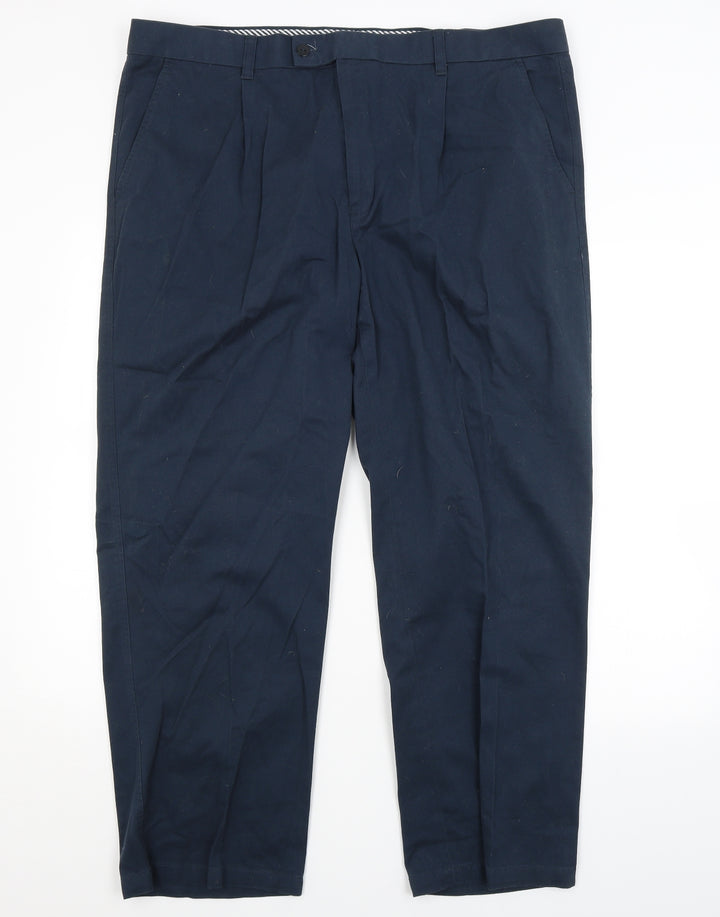Clifford James Womens Blue Trousers Size 42 in L29 in