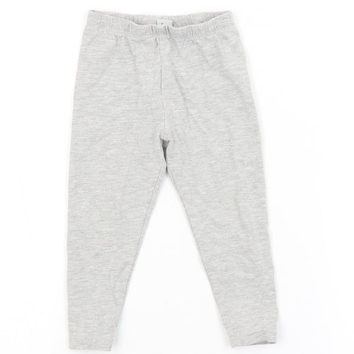 TU Girls Grey   Jogger Trousers Size 3 Years