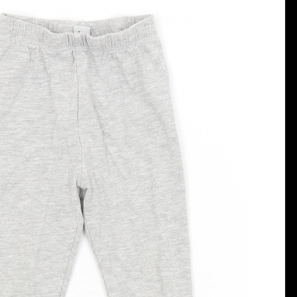 TU Girls Grey   Jogger Trousers Size 3 Years