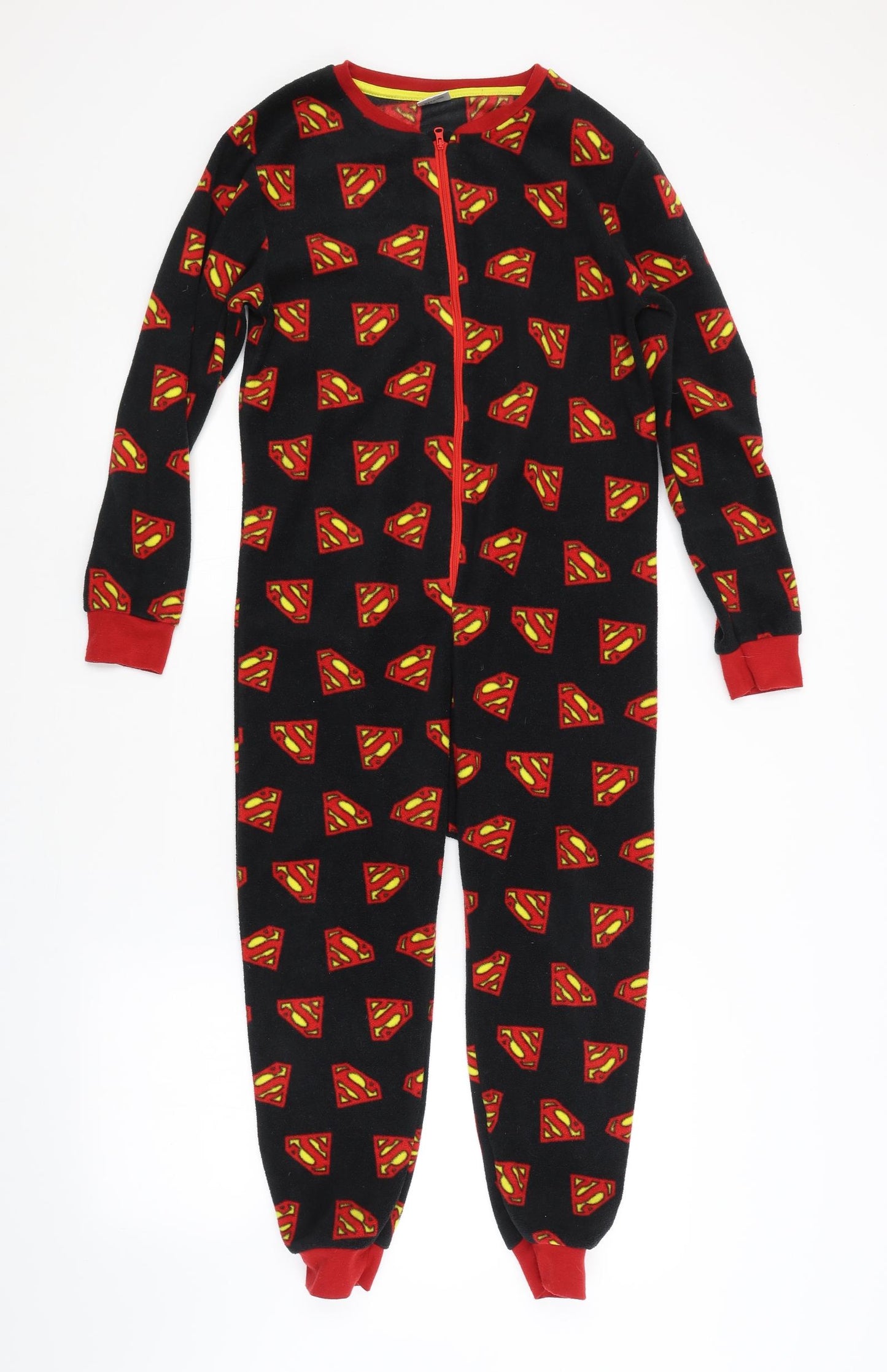 Preworn Boys Black Geometric   One Piece Size 9-10 Years