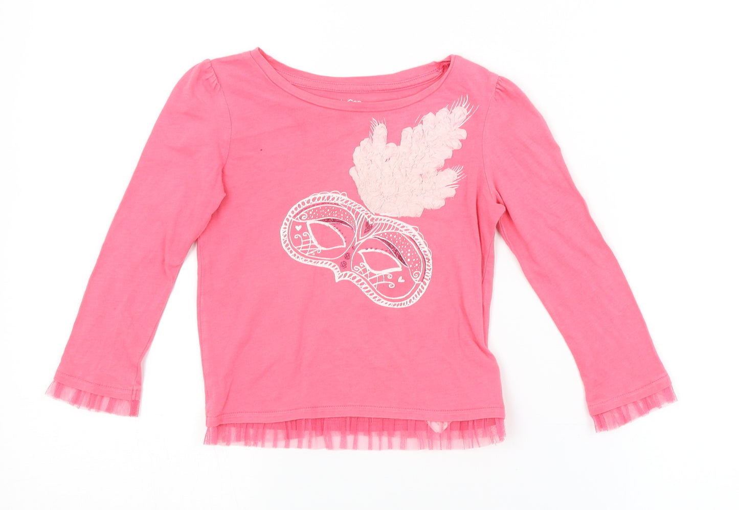 BABYGAP Girls Pink   Basic T-Shirt Size 3 Years