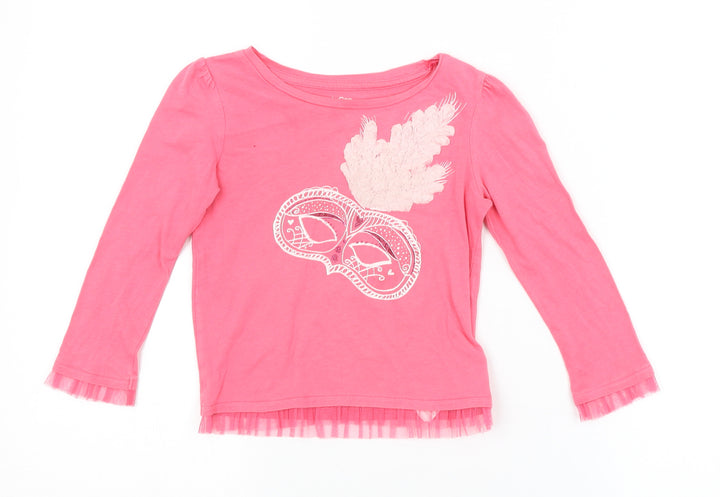 BABYGAP Girls Pink   Basic T-Shirt Size 3 Years