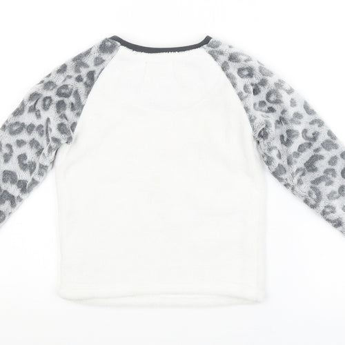 Primark Girls Multicoloured Animal Print  Pullover Jumper Size 2-3 Years