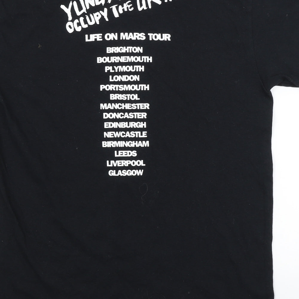 Preworn Mens Black    T-Shirt Size M