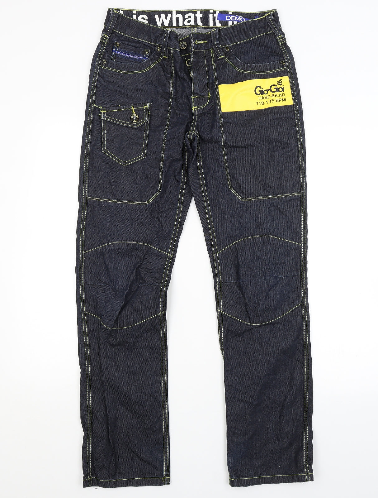Gio-Goi Mens Blue   Straight Jeans Size 30 in L32 in