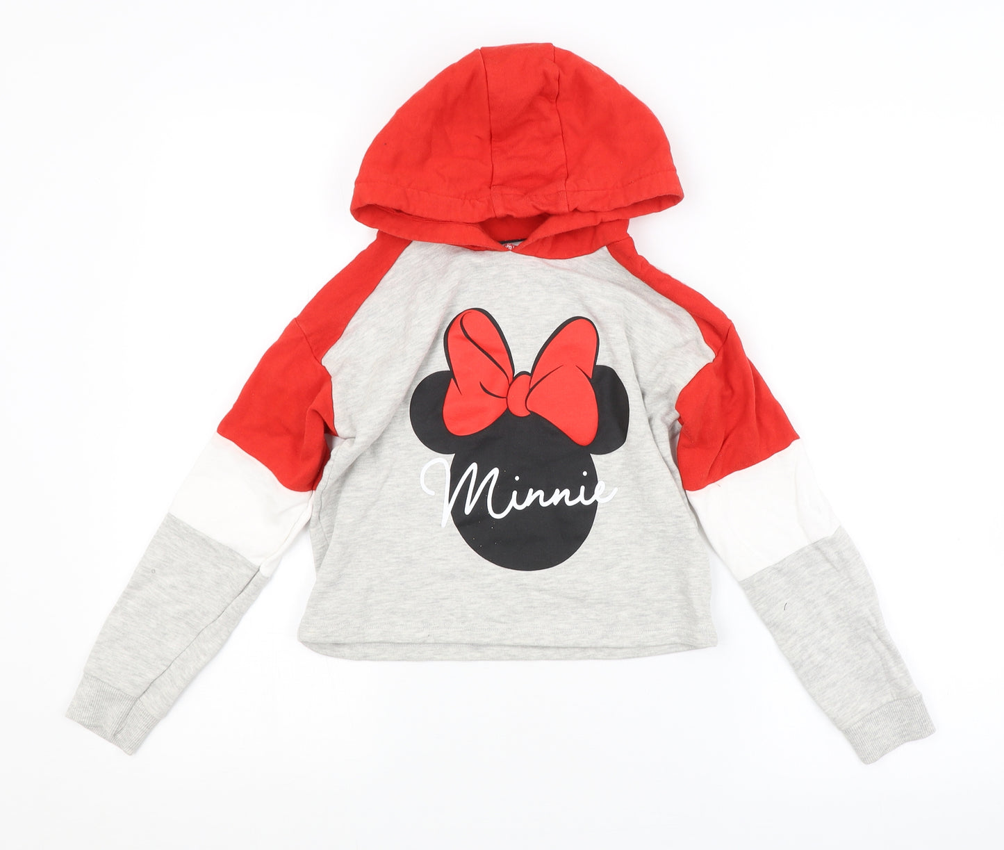 George Girls Multicoloured   Pullover Hoodie Size 7-8 Years  - MINNIE MOUSE