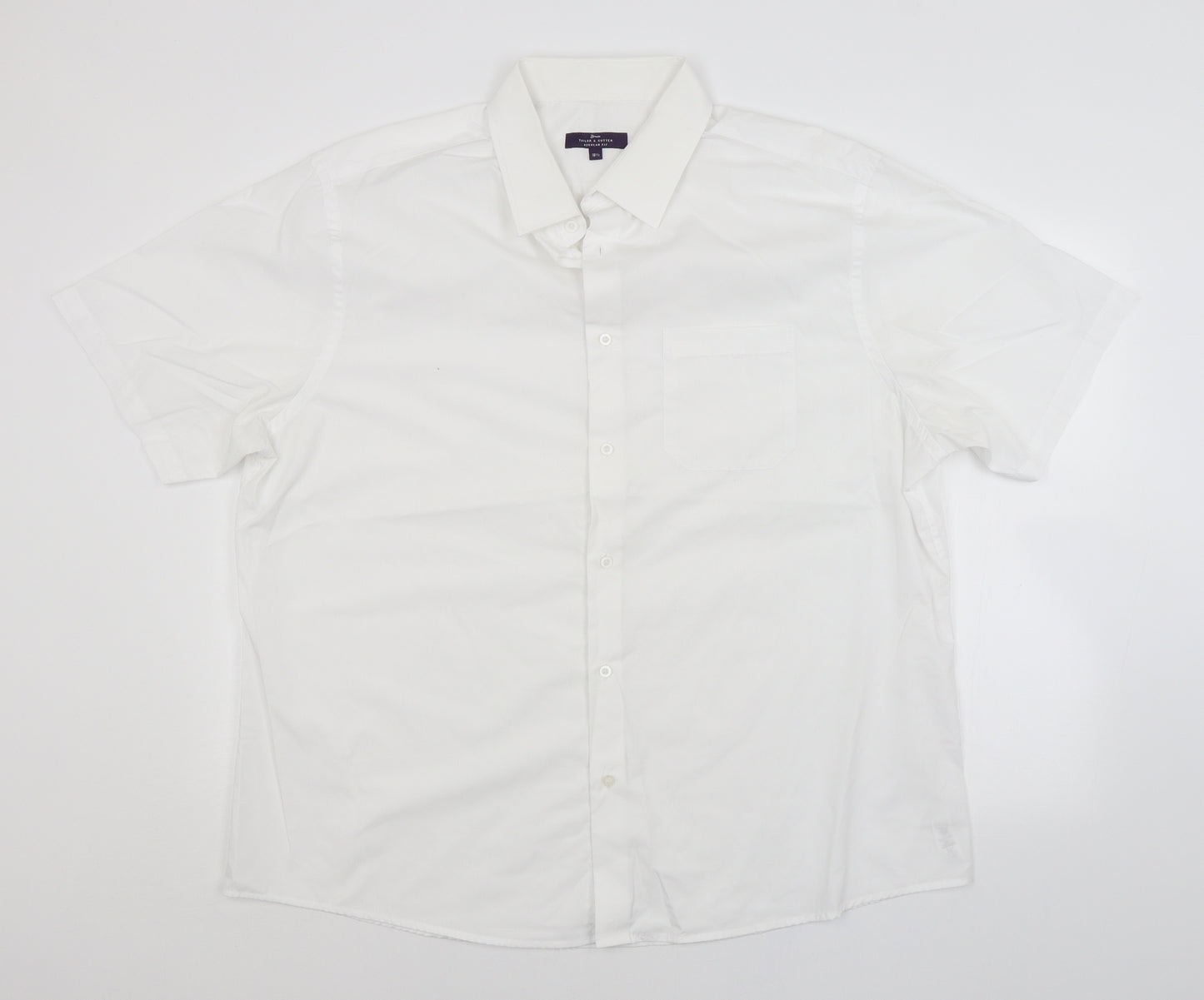 George Mens White    Dress Shirt Size 18.5