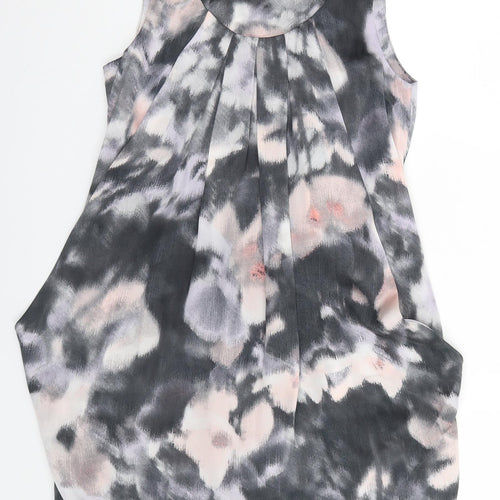 H&M Womens Grey   Basic Blouse Size 8