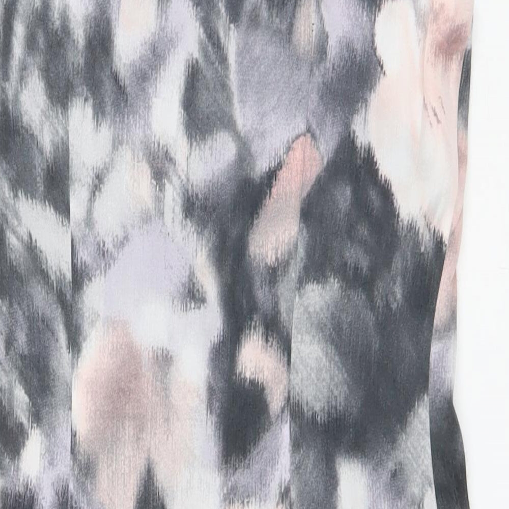 H&M Womens Grey   Basic Blouse Size 8