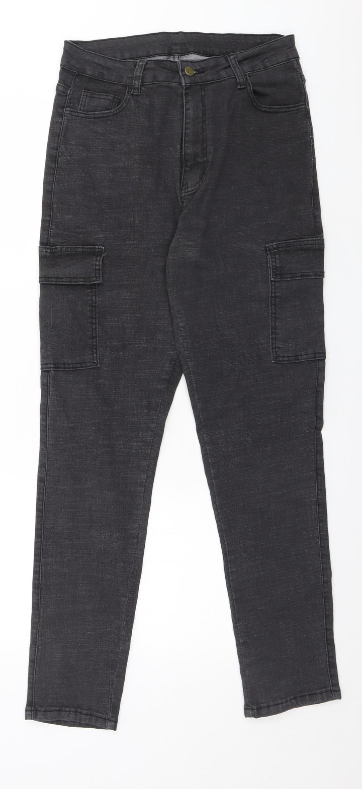 SheIn Womens Grey Straight Jeans Size L L29 in