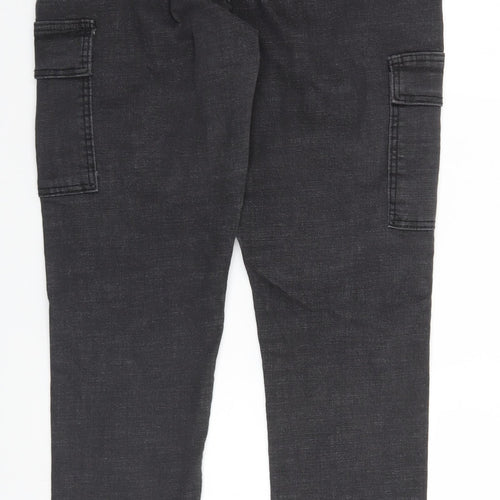 SheIn Womens Grey   Straight Jeans Size L L29 in
