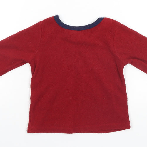 Cuddlesome Baby Red   Basic T-Shirt Size 12-18 Months  - Rock me to Sleep