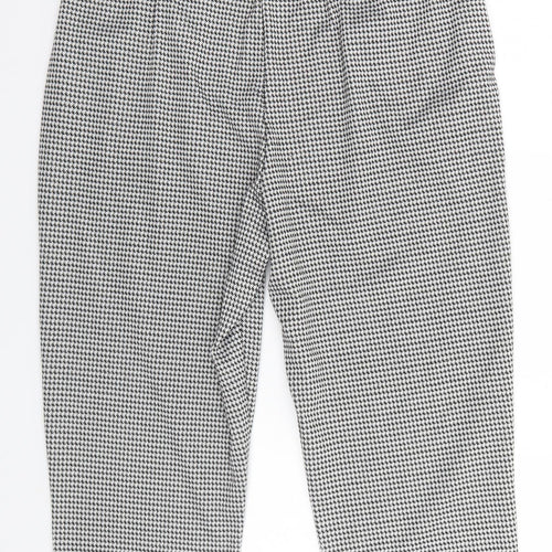 Image Womens White Houndstooth  Trousers  Size 40 L20 in