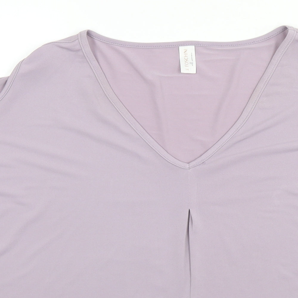 Foschini Womens Silver   Basic Blouse Size 14