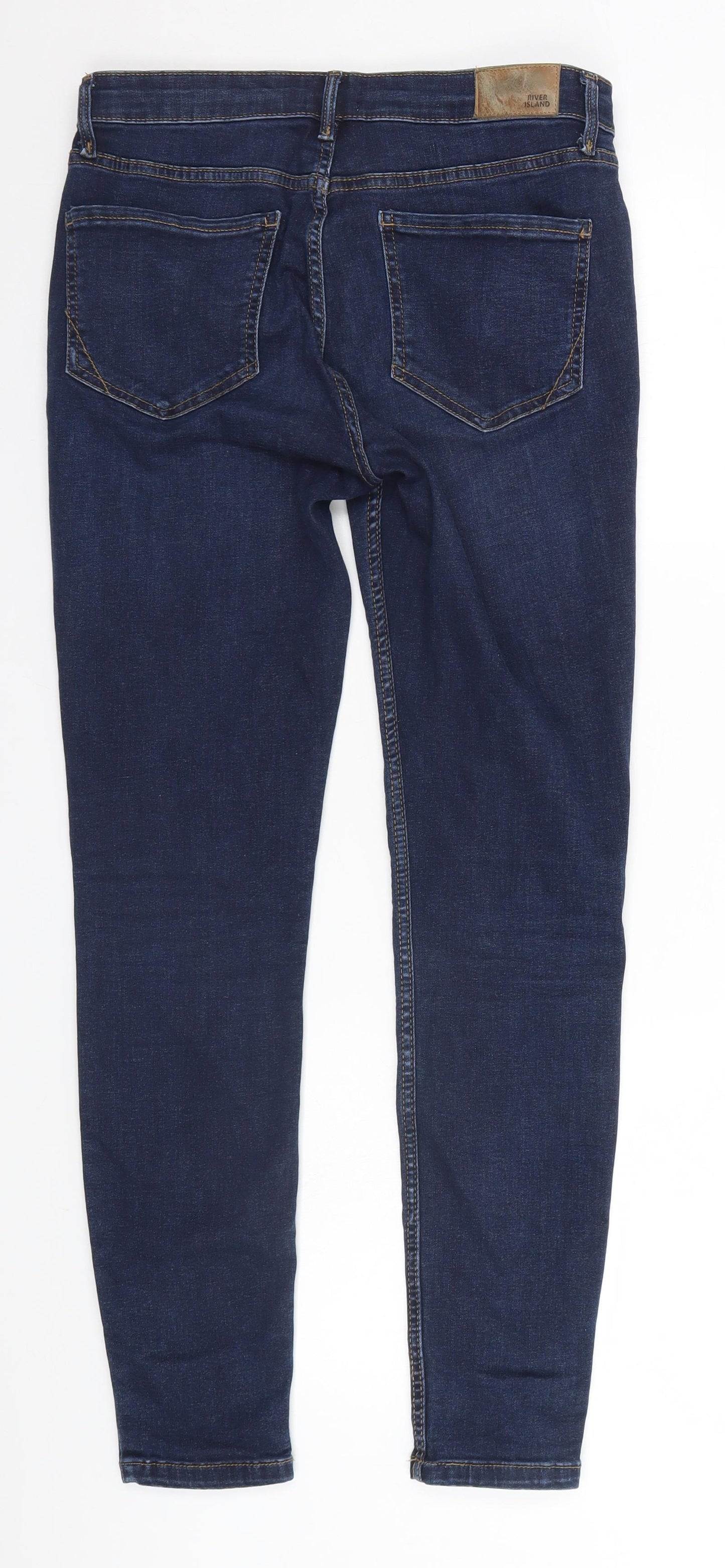 River Island Womens Blue   Straight Jeans Size 12 L28 in