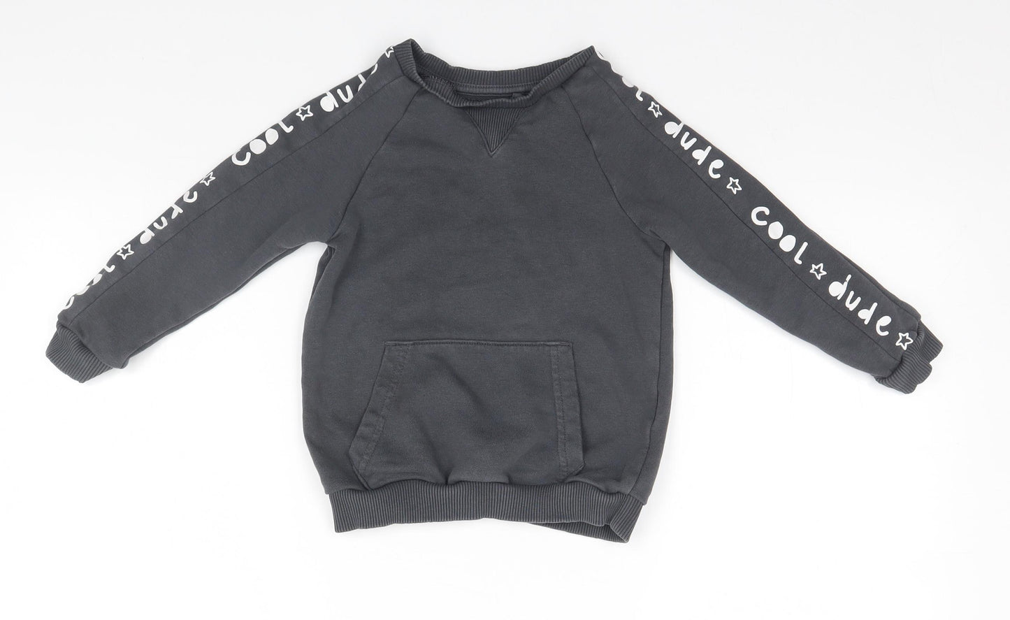 George Boys Grey   Pullover Jumper Size 3-4 Years  - Cool Dude