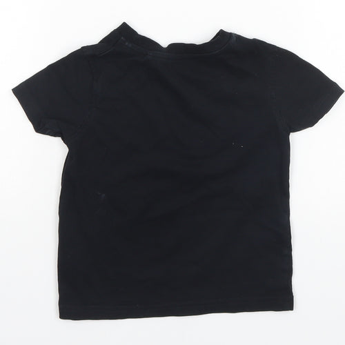 George Boys Black   Basic T-Shirt Size 2-3 Years  - Awesome Bro
