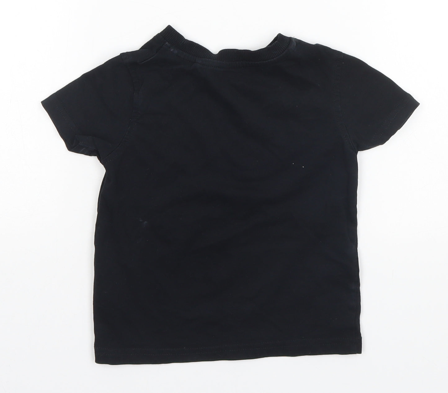 George Boys Black   Basic T-Shirt Size 2-3 Years  - Awesome Bro