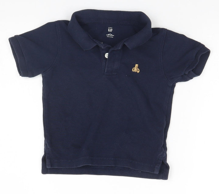 Gap Boys Blue   Basic Polo Size 2 Years