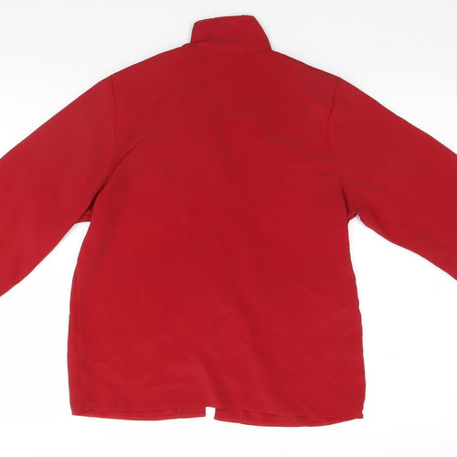 Edinburgh Womens Red   Basic T-Shirt Size 12
