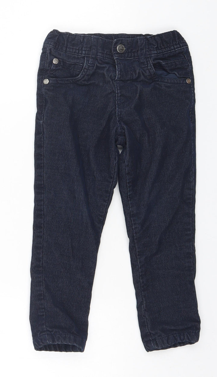 Marks and Spencer Boys Blue Dungarees Trousers Size 2-3 Years