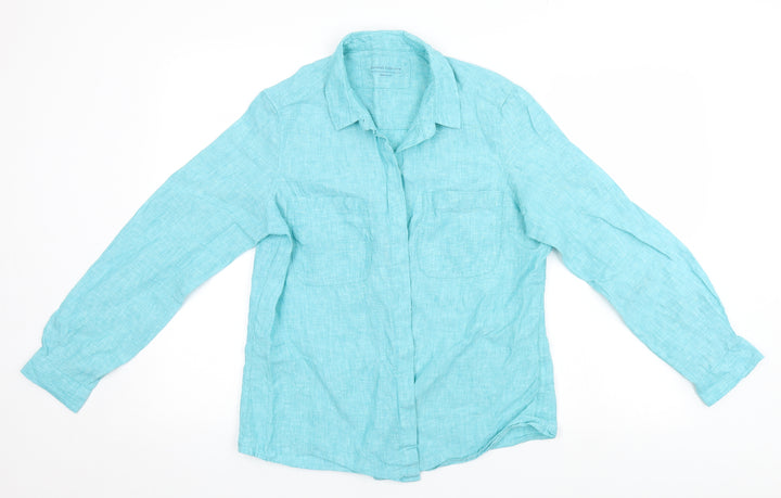 Essentials Mens Blue    Button-Up