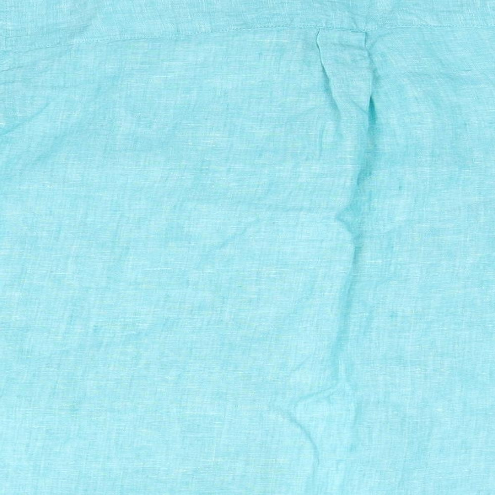 Essentials Mens Blue    Button-Up