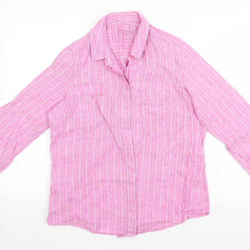 Essentials Mens Blue Striped   Pyjama Top