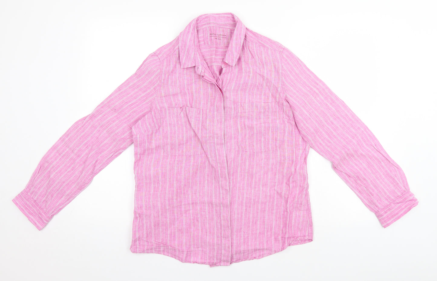 Essentials Mens Blue Striped   Pyjama Top