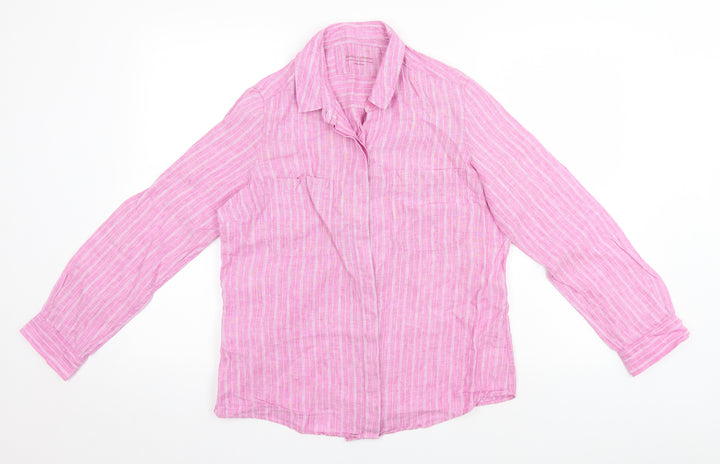 Essentials Mens Blue Striped   Pyjama Top