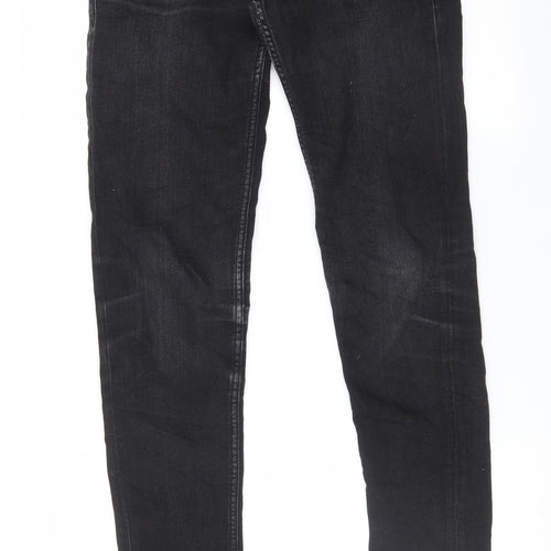 &DENIM Womens Black   Straight Jeans Size 25 L30 in