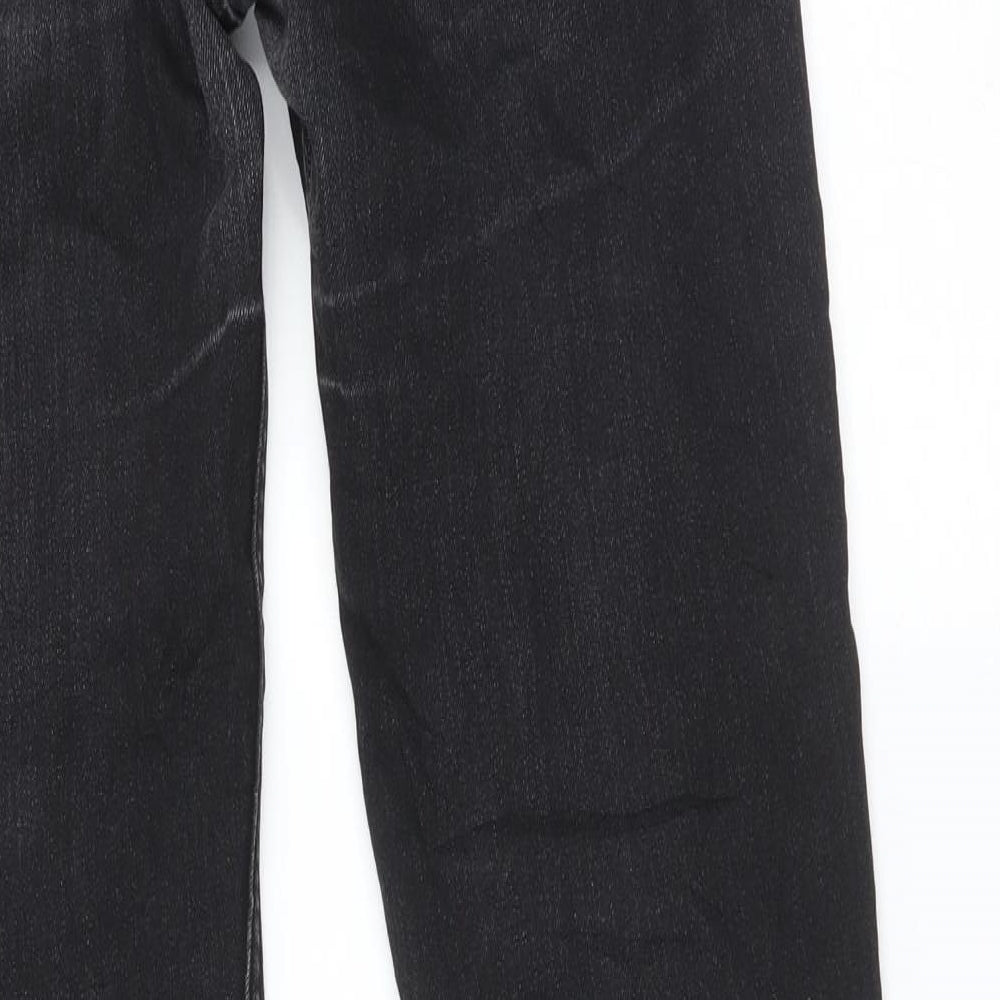 &DENIM Womens Black   Straight Jeans Size 25 L30 in