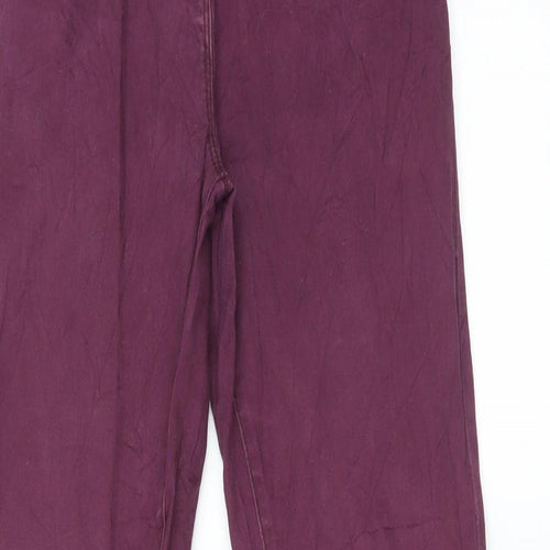 Papaya Womens Purple   Straight Jeans Size 8 L30 in