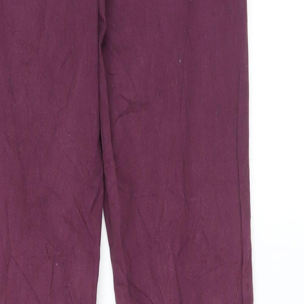Papaya Womens Purple   Straight Jeans Size 8 L30 in