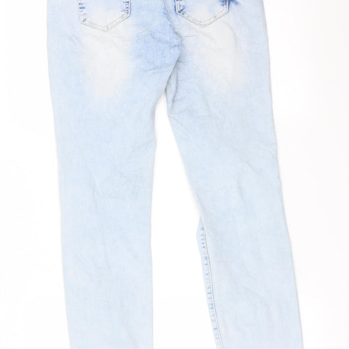 LANTIS Womens Blue   Straight Jeans Size 10 L29 in