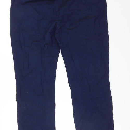 HFXLT3 Womens Blue   Trousers  Size 18 L28 in