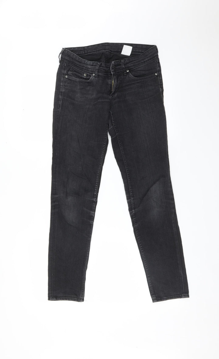 &DENIM Womens Black Skinny Jeans Size 25 L30 in