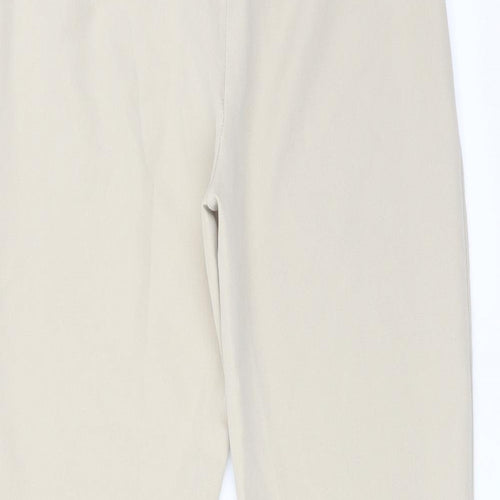 Boohoo Womens Beige   Trousers  Size 10 L26 in