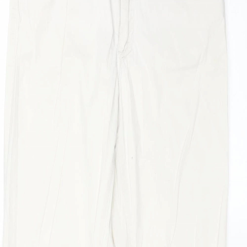 Lee Cooper Womens White   Bootcut Jeans Size 14 L32 in